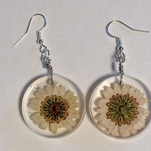 Handmade resin earrings